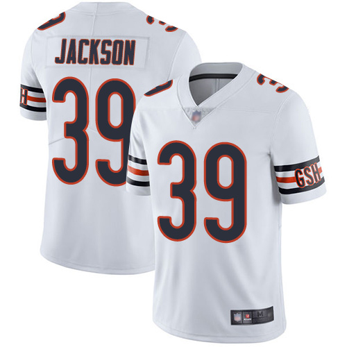 Chicago Bears Limited White Men Eddie Jackson Road Jersey NFL Football #39 Vapor Untouchable
